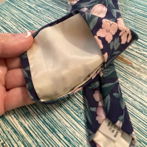 Rohde-Royce Men’s Vintage Flowered Tie - Picture 5 of 6